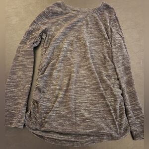 Women's Maternity Black Long Sleeve Top